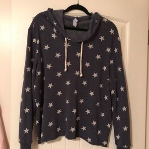 womens star hoodie